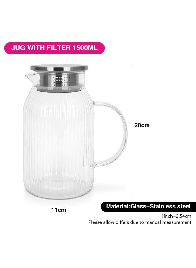 فيسمان إبريق سعة 1500 مل مع فلتر (زجاج البوروسيليكات) - Image 2